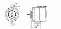 MAGNETI MARELLI 944356679010 - Alternador