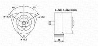 MAGNETI MARELLI 943357256010 - Alternador