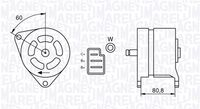 MAGNETI MARELLI 063324199010 - Alternador