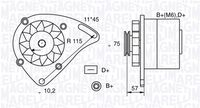 MAGNETI MARELLI 063321067010 - Alternador