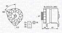 MAGNETI MARELLI 054022384010 - Alternador