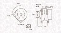 MAGNETI MARELLI 063731756010 - Alternador