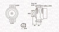 MAGNETI MARELLI 063731811010 - Alternador
