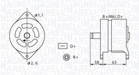 MAGNETI MARELLI 063320049010 - Alternador