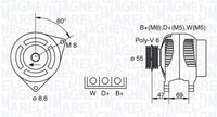 MAGNETI MARELLI 063341345010 - Alternador