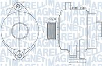MAGNETI MARELLI 063731995010 - Alternador