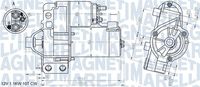 MAGNETI MARELLI 063721290010 - Motor de arranque