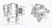 MAGNETI MARELLI 063739064010 - Alternador