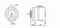 MAGNETI MARELLI 944356106010 - Alternador