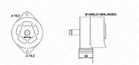 MAGNETI MARELLI 944356231010 - Alternador