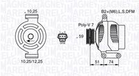 MAGNETI MARELLI 063533251000 - Alternador