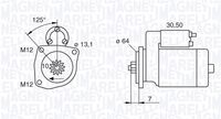MAGNETI MARELLI 063522615010 - Motor de arranque