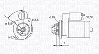 MAGNETI MARELLI 063523626010 - Motor de arranque