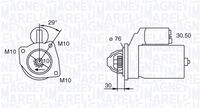 MAGNETI MARELLI 063280010010 - Motor de arranque