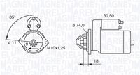 MAGNETI MARELLI 063280049010 - Motor de arranque