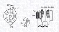 MAGNETI MARELLI 063321854010 - Alternador