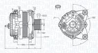 MAGNETI MARELLI 063732182010 - Alternador
