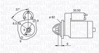 MAGNETI MARELLI 063721045010 - Motor de arranque