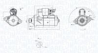 MAGNETI MARELLI 063726156010 - Motor de arranque