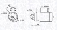 MAGNETI MARELLI 063521074300 - Motor de arranque