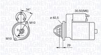 MAGNETI MARELLI 063521074030 - Motor de arranque