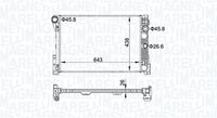 MAGNETI MARELLI 350213161300 - Radiador, refrigeración del motor