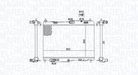 MAGNETI MARELLI 350213184700 - Radiador, refrigeración del motor