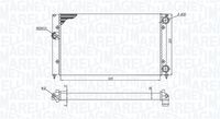 MAGNETI MARELLI 350213187600 - Radiador, refrigeración del motor