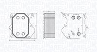 MAGNETI MARELLI 350300000500 - Radiador de aceite, aceite motor