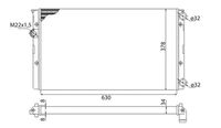 MAGNETI MARELLI 350213809003 - Radiador, refrigeración del motor
