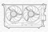 MAGNETI MARELLI 069422284010 - Ventilador, refrigeración del motor