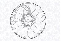 MAGNETI MARELLI 069422557010 - Ventilador, refrigeración del motor