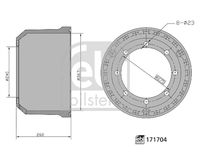 FEBI BILSTEIN 171704 - Tambor de freno