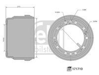 FEBI BILSTEIN 171710 - Tambor de freno