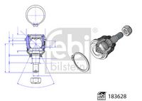 FEBI BILSTEIN 183628 - Rótula de suspensión/carga