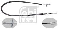 FEBI BILSTEIN 21265 - Cable de accionamiento, freno de estacionamiento