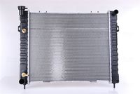 NISSENS 609891 - Radiador, refrigeración del motor