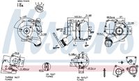 NISSENS 93280 - Turbocompresor, sobrealimentación