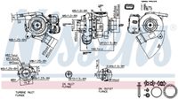 NISSENS 93432 - Turbocompresor, sobrealimentación