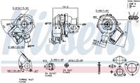 NISSENS 93610 - Turbocompresor, sobrealimentación