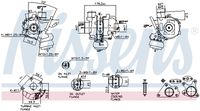 NISSENS 93550 - Turbocompresor, sobrealimentación