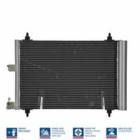 NISSENS 94542 - Condensador, aire acondicionado