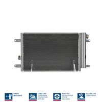 NISSENS 94575 - Condensador, aire acondicionado