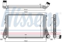 NISSENS 96234 - Radiador de aire de admisión