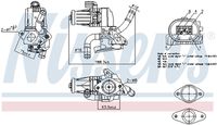NISSENS 98232 - Válvula EGR