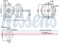 NISSENS 98471 - Válvula EGR