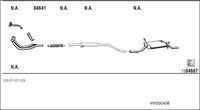 FONOS VW20040B - Sistema de gases de escape