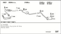 FONOS VW72297 - Sistema de gases de escape