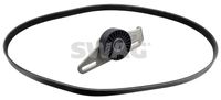 SWAG 33 10 9037 - Juego de correas trapeciales poli V