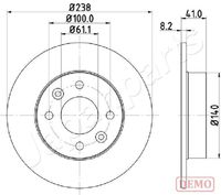 JAPANPARTS DI-0700C - Disco de freno